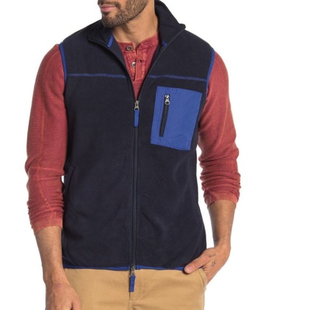 Vintage 1946 Polar Fleece Mood Indigo Vest